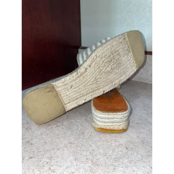 Andre Assous Espadrille Slide Sandals With Braided Jute & Leather Insoles 8 - Picture 4 of 8